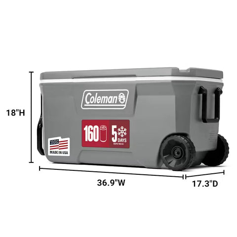 Classic Series 100-Quart Wheeled Cooler-Rock