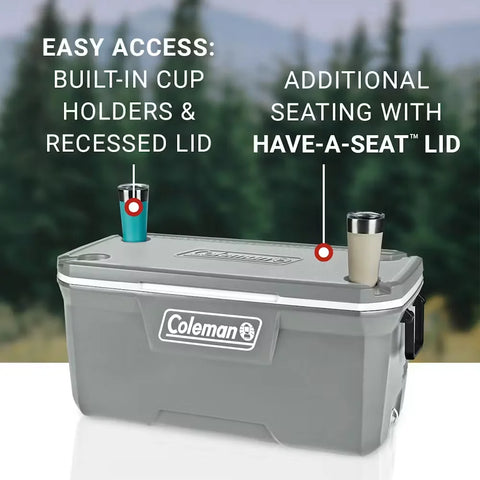 Classic Series 120-Quart Hard Cooler-Rock Grey
