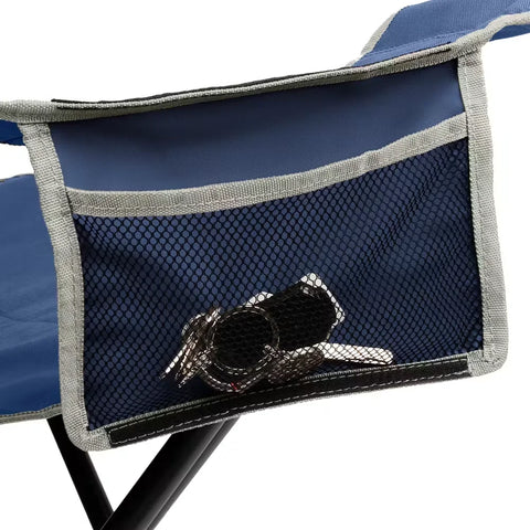 Coleman® Big & Tall Quad Camping Chair-Skyfall Blue