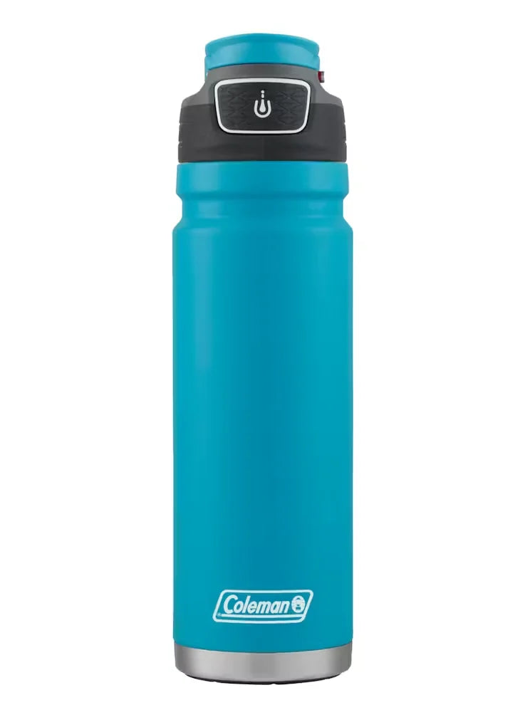 FreeFlow AUTOSEAL® 24 oz Stainless Steel Water Bottle-Caribbean Sea