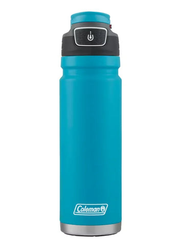 FreeFlow AUTOSEAL® 24 oz Stainless Steel Water Bottle-Caribbean Sea