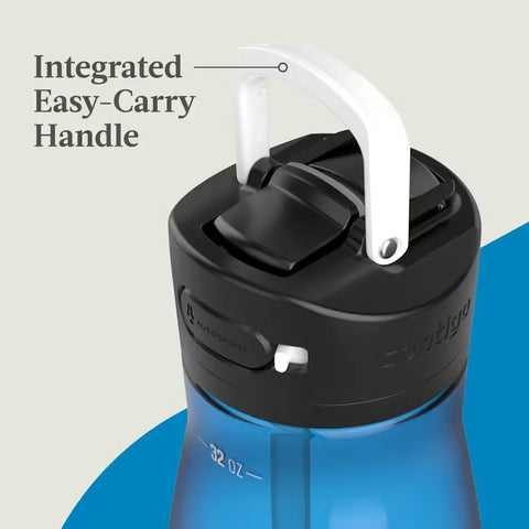 Contigo® Ashland 2.0, Water Bottle with AUTOSPOUT® Lid, 32oz-Blue Poppy