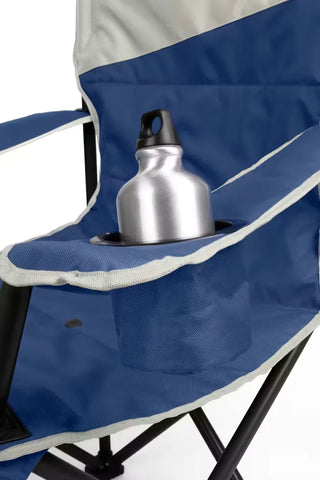Coleman® Big & Tall Quad Camping Chair-Skyfall Blue