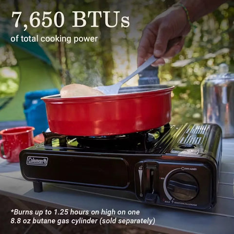 Classic 1-Burner Butane Camping Stove-Black