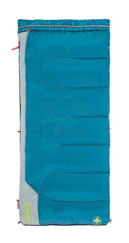 Kids 50°F Cool-Weather Sleeping Bag-Teal