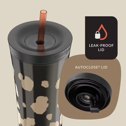 Contigo® x Ally Love Streeterville AUTOCLOSE® Shake & Go® Tumbler, 20oz-Licorice