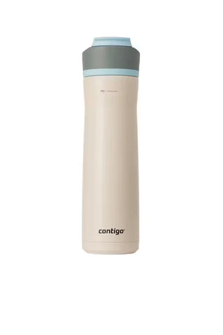 Contigo® Wells Chill Stainless Steel Filter Water Bottle with AUTOSPOUT® Straw Lid, 24 Oz.-Salt