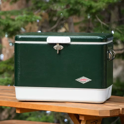 Vintage 54-Quart Steel Belted® Cooler-Green