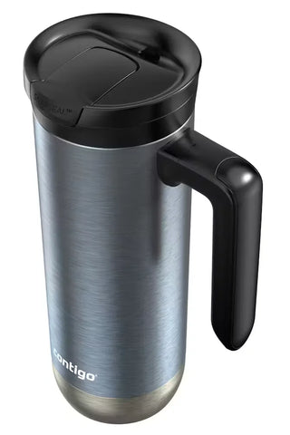 Contigo® Superior 2.0  Stainless Steel Travel Mug with Handle with SNAPSEAL™ Lid, 20oz-Dark Ice