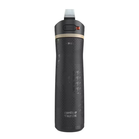 Contigo® x Ally Love Ashland Chill 2.0 Stainless Steel Water Bottle with AUTOSPOUT® Lid, 24oz-Licorice