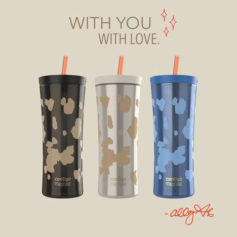 Contigo® x Ally Love Streeterville AUTOCLOSE® Shake & Go® Tumbler, 20oz-Licorice