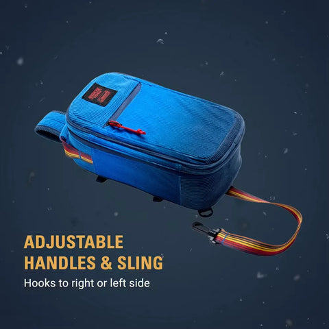 Stranger Things™ 6-Can Convertible Soft-Sided Cross-Body Cooler Sling-Blue Fade