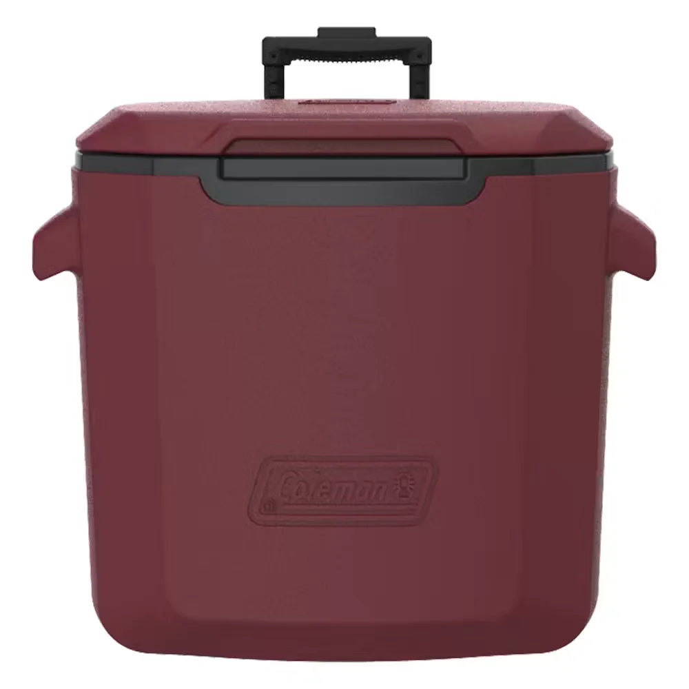 Chiller™ 28-Quart Cooler With Wheels-Cranberry