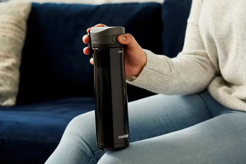 Contigo® Jackson Chill 2.0 Stainless Steel Water Bottle with AUTOPOP Lid, 24oz-Licorice