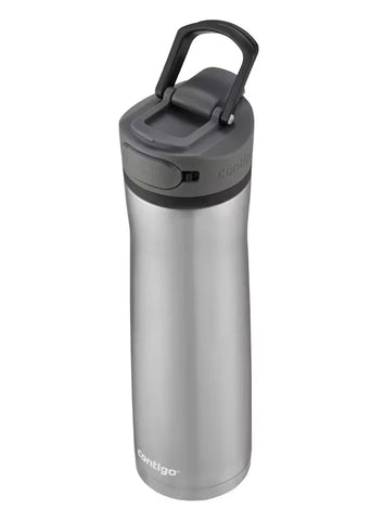 Contigo® Cortland Chill 2.0 Stainless Steel Water Bottle with AUTOSEAL® Lid, 24oz-Stainless Steel / Licorice