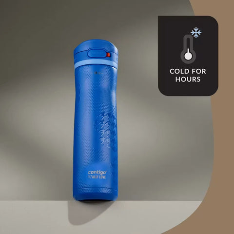 Contigo® x Ally Love Jackson Chill 2.0 Stainless Steel Water Bottle with AUTOPOP®  Lid, 24oz-Stellar Jay