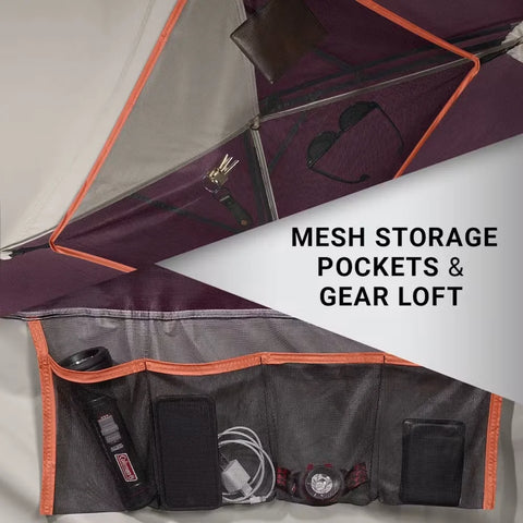 4-Person Skydome™ Camping Tent-Blackberry