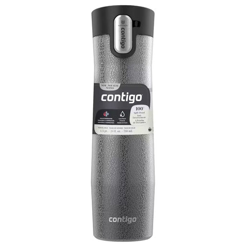 Contigo® West Loop 3.0 Stainless Steel Travel Mug with AUTOSEAL® Lid, 24oz-Crystal Sake
