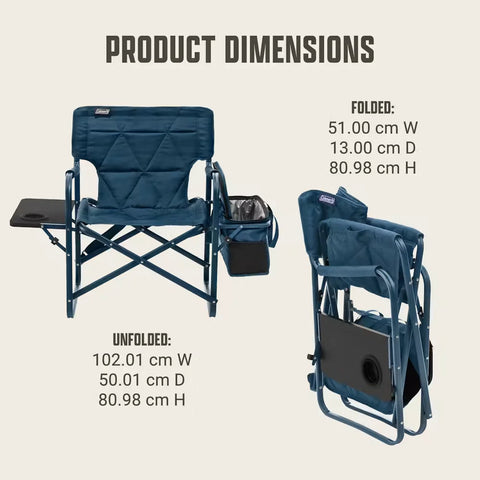 Flex 'N Go™ Chair Table + Cooler Sapphire