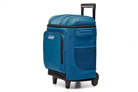 CHILLER™ 42-Can Soft-Sided Portable Cooler with Wheels-Deep Ocean