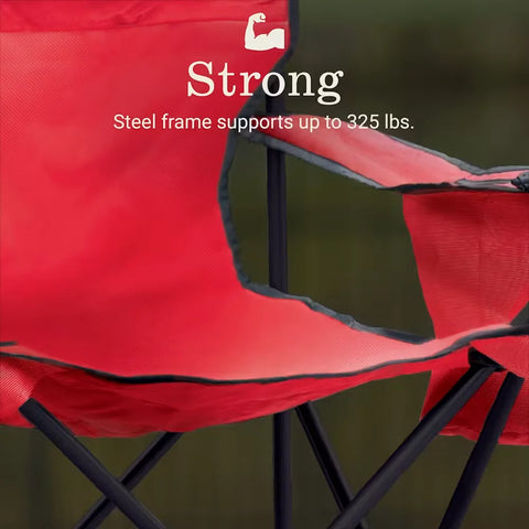 Cooler Quad Chair-Red