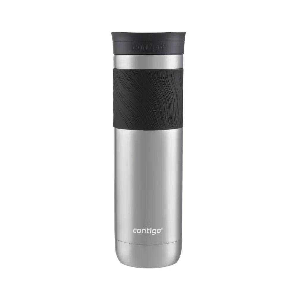 Contigo® Byron 2.0 Stainless Steel Travel Mug with SNAPSEAL™ Lid and Grip, 24oz-Stainless Steel