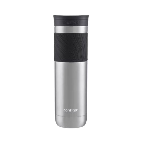 Contigo® Byron 2.0 Stainless Steel Travel Mug with SNAPSEAL™ Lid and Grip, 24oz-Stainless Steel
