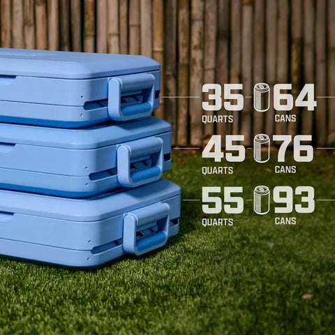 Snap 'N Go 35-Quart Collapsible Hard Cooler-Mussel