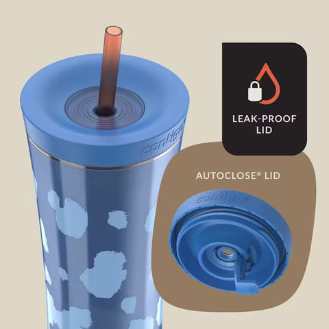 Contigo® x Ally Love Streeterville AUTOCLOSE® Shake & Go® Tumbler, 20oz-Stellar Jay